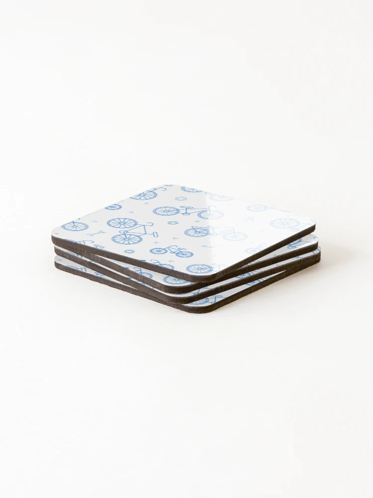 Thumbnail 4 of 5, Coasters (Set of 4), Bicicles pattern designed and sold by RafaelLima7.