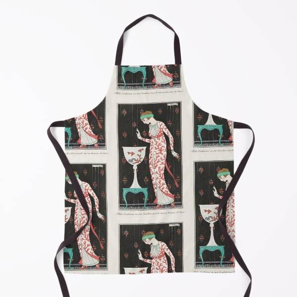 Artikelvorschau, Koi Fish Lady George Barbier Modeteller entworfen und verkauft von Old Soul Vintage .