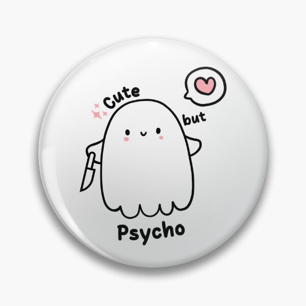 Item preview, Cute but Psycho Ghost designed and sold by Cutetifull.