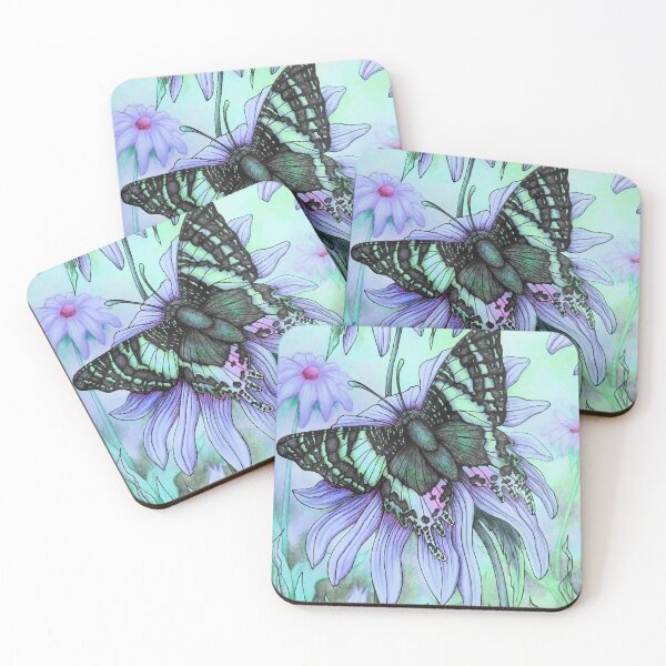 Item preview, Urania Ripheus Butterfly Blue tone designed and sold by BuyByButterfly.