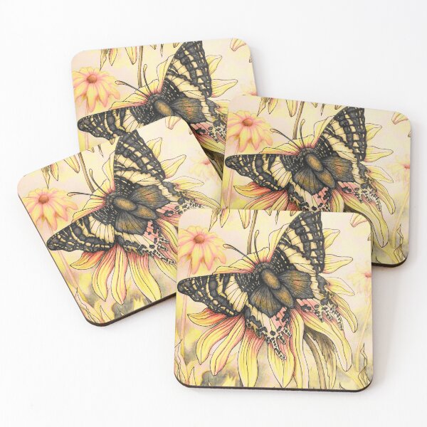 Item preview, Urania Ripheus Butterfly Yellow tone designed and sold by BuyByButterfly.