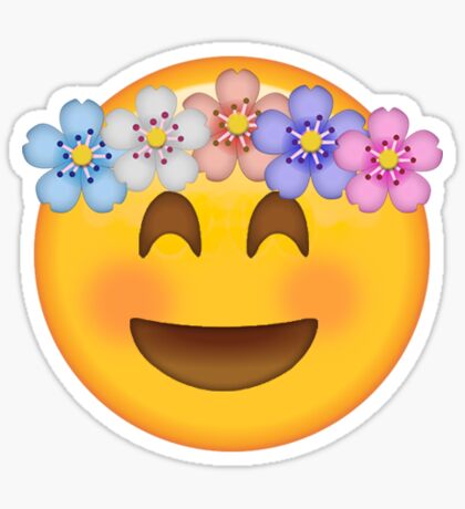 Flower Crown Emojis by Secret Emojis | Redbubble