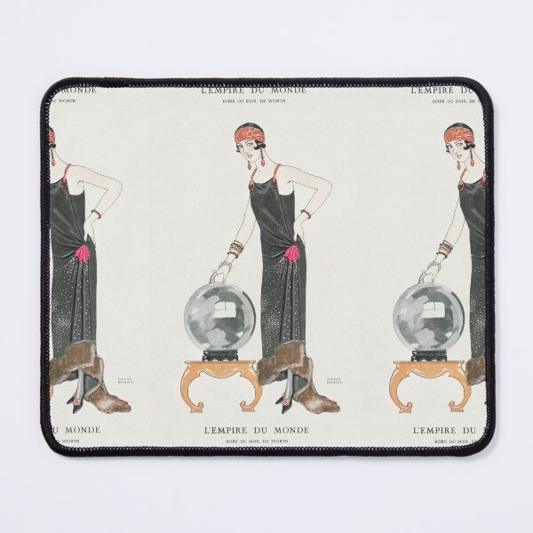 Artikelvorschau, Wahrsagerin Lady George Barbier Modeteller entworfen und verkauft von Old Soul Vintage .