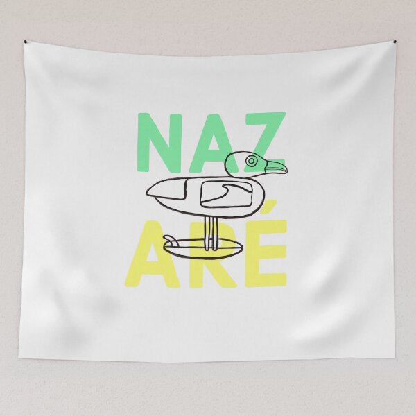 Item preview, Nazare big surfing surf nazare town big surfing culture  designed and sold by Tropical Blood.