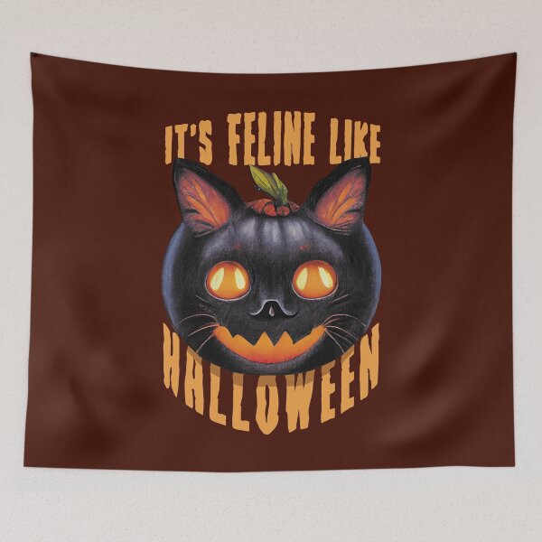 Item preview, It's FELINE Like Halloween designed and sold by TMBTM.