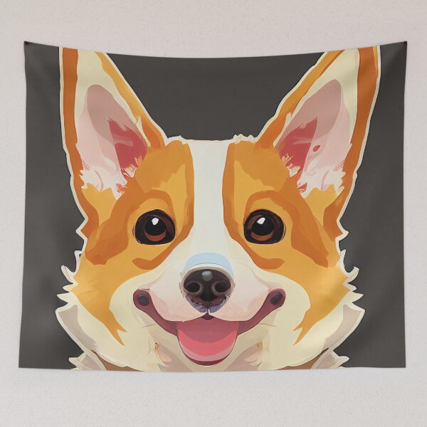 Item preview, Smiling Corgi designed and sold by ThinkFun! Design.
