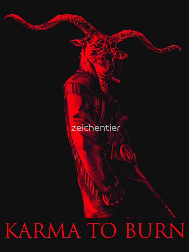 Karma To Burn - Red Goataneer by zeichentier