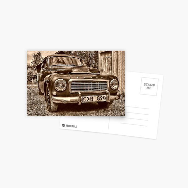 Old Volvo 2 Postcard