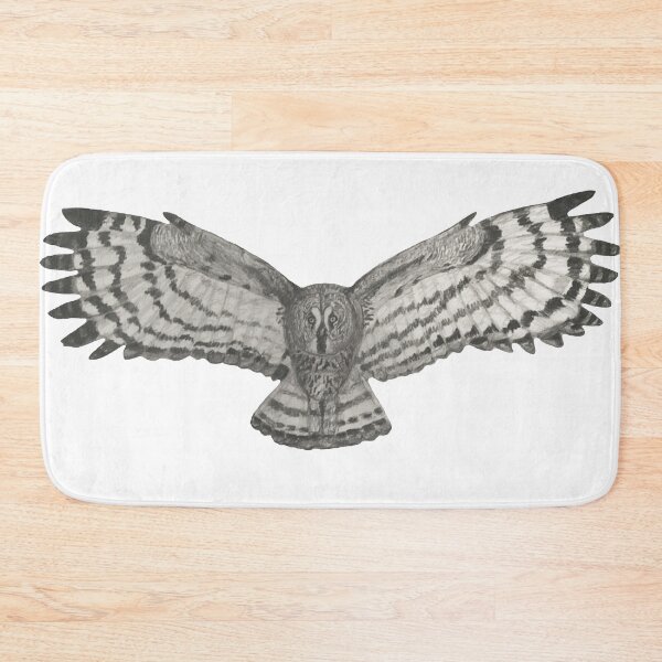 Item preview, Swooping Owl Pencil Drawing designed and sold by KayArtandPencil.
