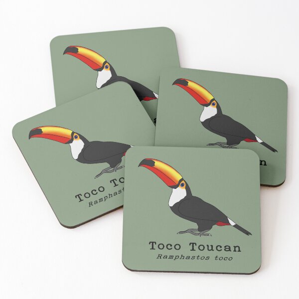 Item preview, Toco Toucan with Scientific Name designed and sold by taylorrowan.