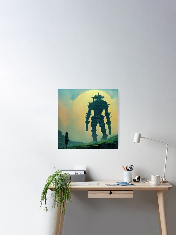 Shadow Of The Colossus Inspired Art Painting - AI Generated Art Poster for  Sale by Vault256