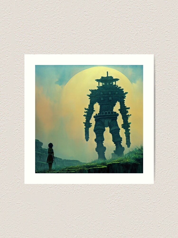 Shadow Of The Colossus Inspired Art Painting - AI Generated Art Poster for  Sale by Vault256