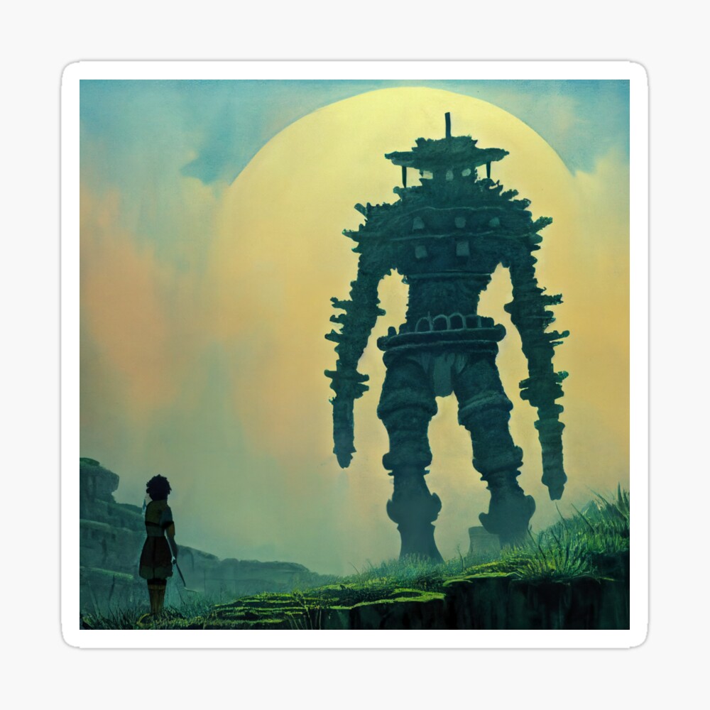 Shadow of the Colossus AI Art Style - Exploring Majestic Shadows