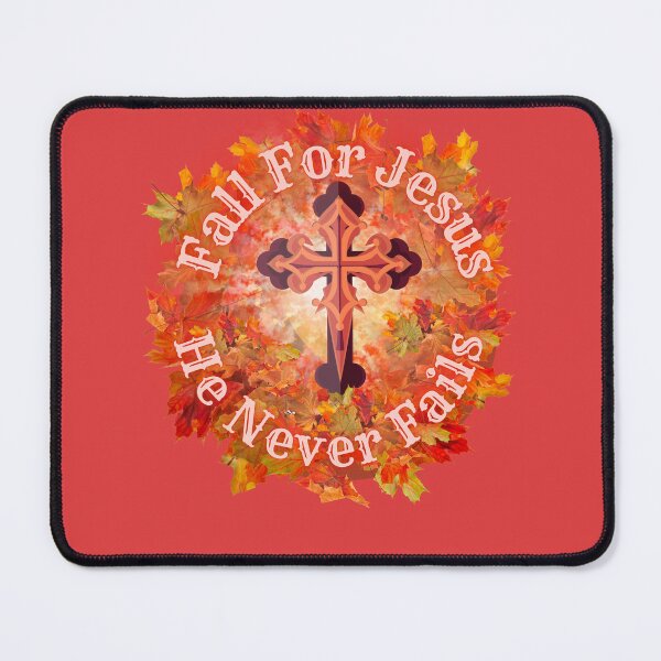 Item preview, Fall for Jesus He never Fails Royal Cross designed and sold by Tripp Art Studio.