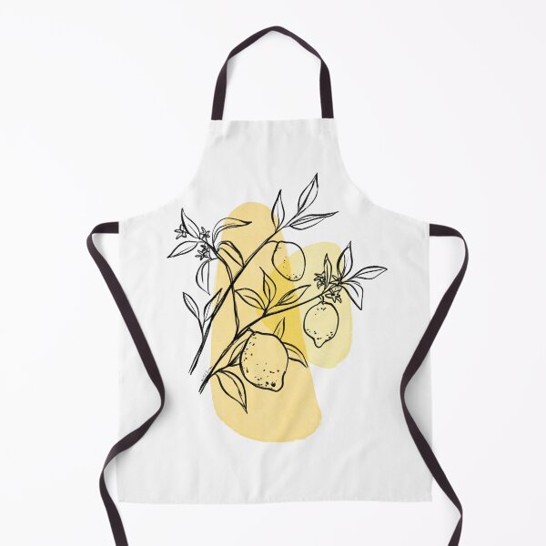 Item preview, Minimalist Lemon - Simple Botanical Drawing with Yellow Shapes designed and sold by rachelhirst.