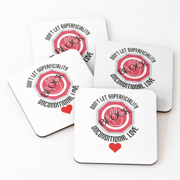 Item preview, Don't let superficiality block unconditional [ white { true love] shallow designed and sold by Mammanation.