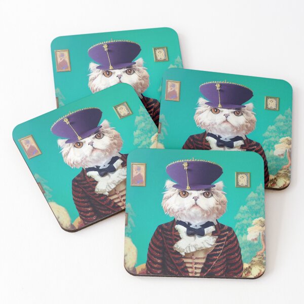 Item preview, nobleman cat with funny cylinder designed and sold by Catator.