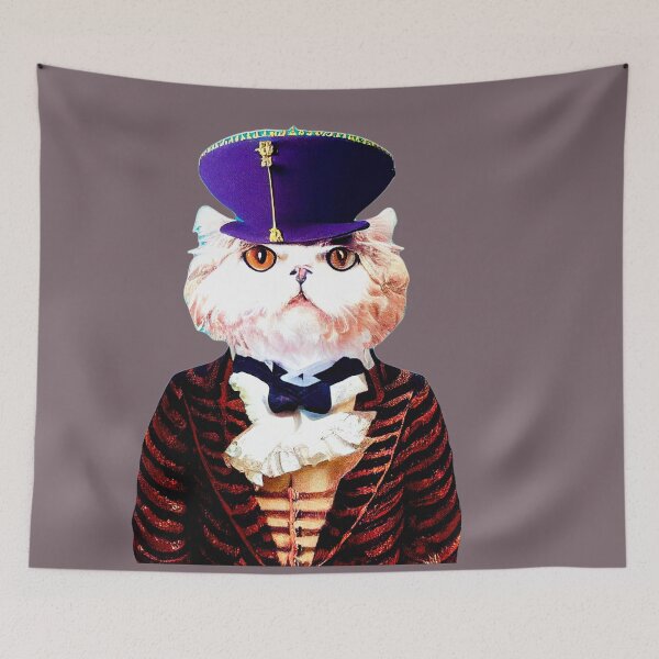 Item preview, nobleman cat with funny cylinder designed and sold by Catator.