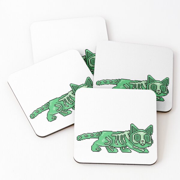 Item preview, Gelatinous cube cat designed and sold by Little Crows Trinkets.