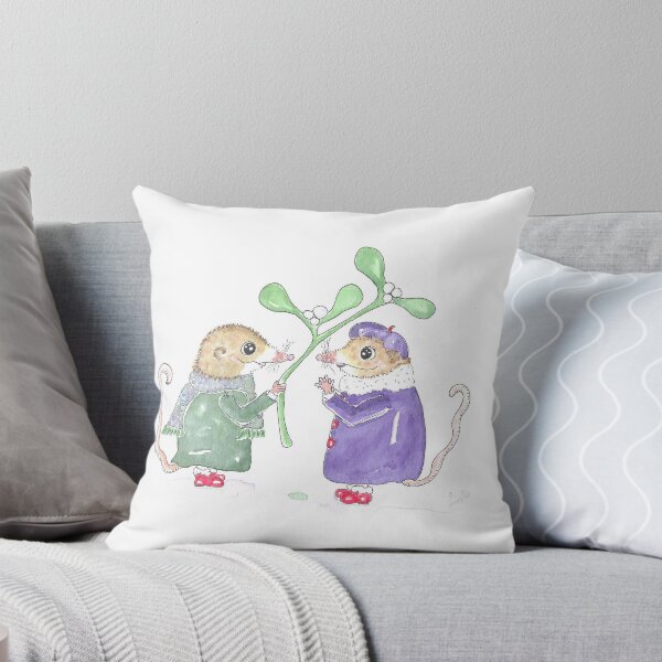 Item preview, Mistletoe with Stanley Shrew and Hortense designed and sold by GiselleSellier.