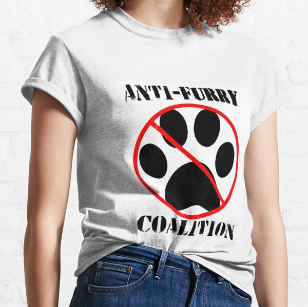 Anti Furry T Shirts Redbubble - roblox anti furry shirt