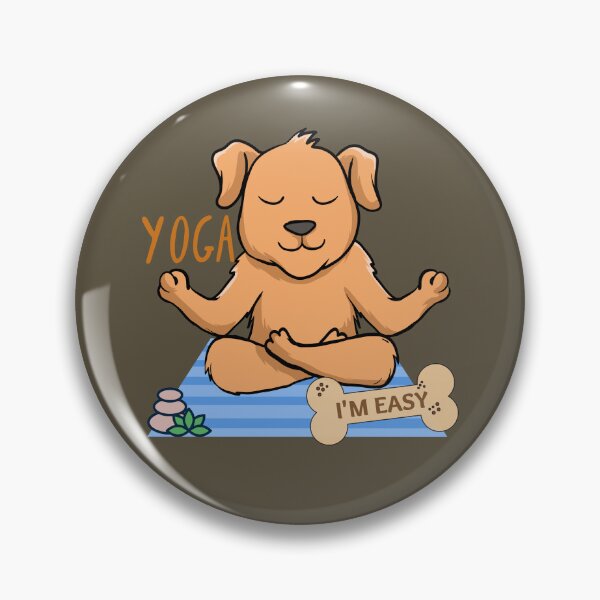 Item preview, I'm Easy Dog Yoga Design for dogs lovers and yoga lovers in your life.  designed and sold by tranquilbeach.