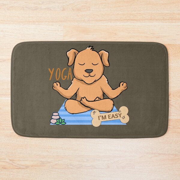 Item preview, I'm Easy Dog Yoga Design for dogs lovers and yoga lovers in your life.  designed and sold by tranquilbeach.