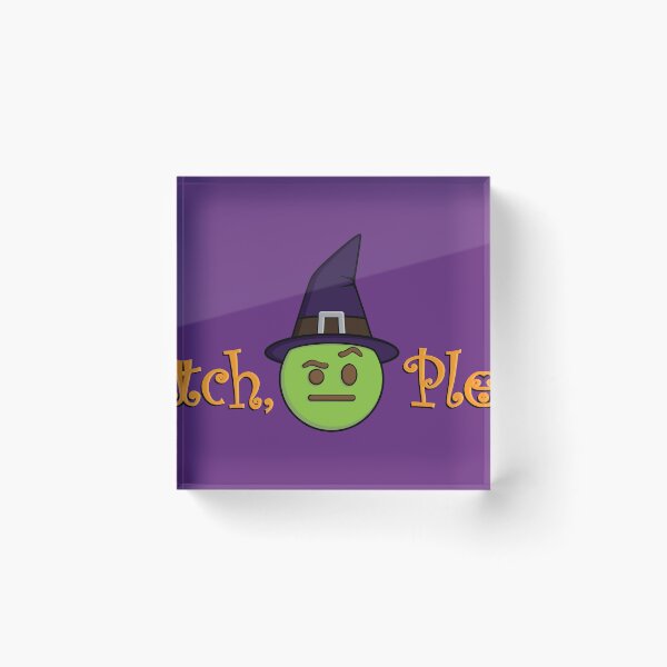Item preview, Halloween Witch Please Emoji designed and sold by flashoverstudio.