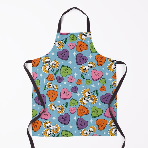 Item preview, Spooky candy hearts pattern designed and sold by Jesanns.