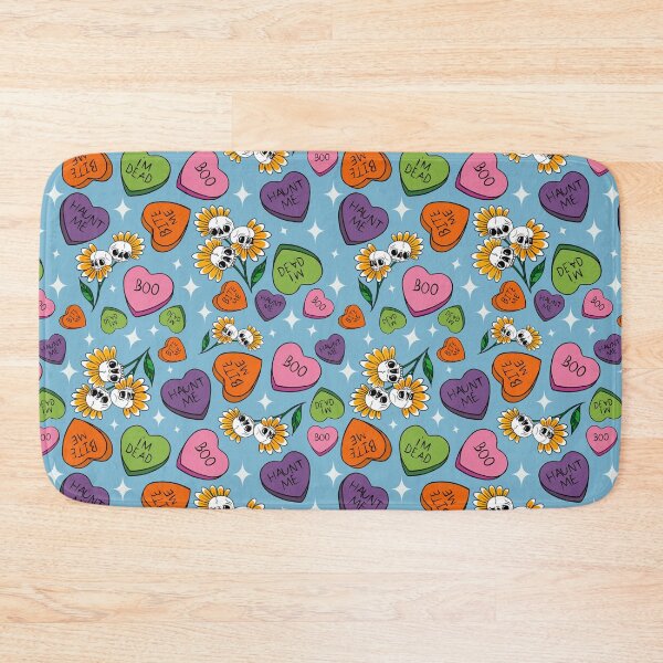 Item preview, Spooky candy hearts pattern designed and sold by Jesanns.