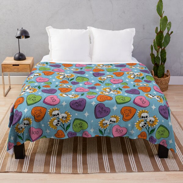 Item preview, Spooky candy hearts pattern designed and sold by Jesanns.