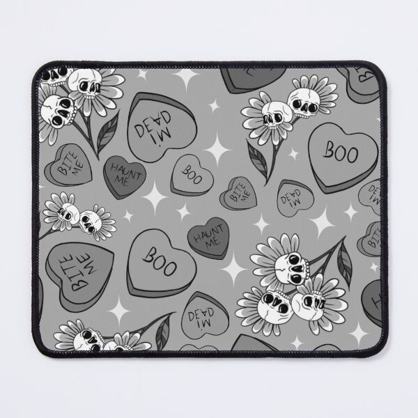 Item preview, Spooky candy hearts pattern- no color designed and sold by Jesanns.