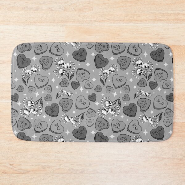 Item preview,  Spooky candy hearts pattern- no color designed and sold by Jesanns.