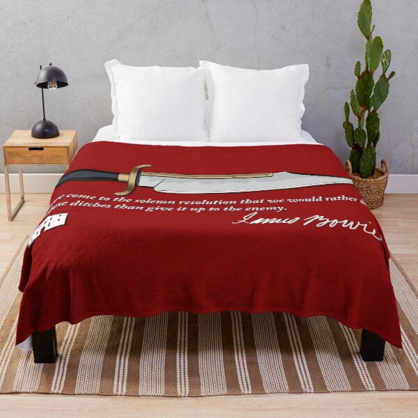 Item preview, JAMES BOWIE ALAMO QUOTE designed and sold by WOOFANG.