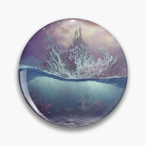 Item preview, Celestial Reefs designed and sold by GrimmsteinAI.