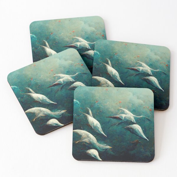 Item preview, Damartinart flock of dolphins designed and sold by dex1one.