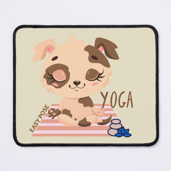 Item preview, Easy Pose Dog Yoga Design for dog, animal, puppy and yoga lovers in your life. designed and sold by tranquilbeach.