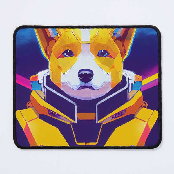 Item preview, Awesome Corgi as retro anime designed and sold by Studiowatermars.