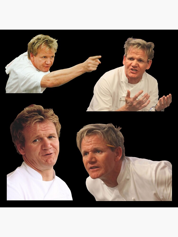 Gordon Ramsay funny kitchen meme  Art Board Print for Sale by  TheBritishShop