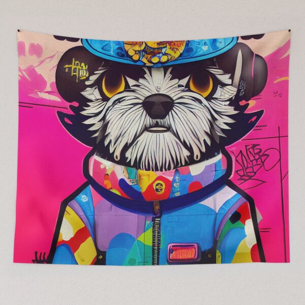 Item preview, Shi Tzu as a hip-hopper dancer designed and sold by Studiowatermars.