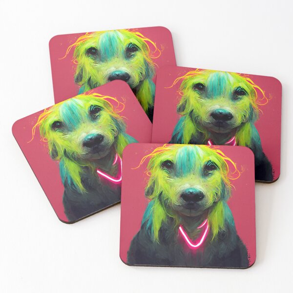 Item preview, Damartinart neon dog designed and sold by dex1one.