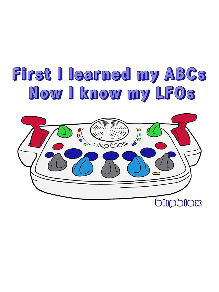 Thumbnail 2 of 2, Kids T-Shirt, Now I know my LFOs designed and sold by blipblox.