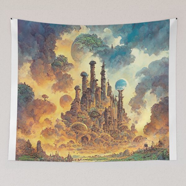 Item preview, Palace of Damien designed and sold by AIArtWorkshop.