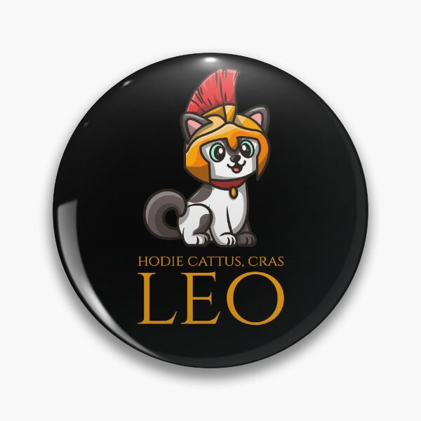 Item preview, Hodie cattus, cras leo - Today a cat, tomorrow a lion. - Ancient Roman History - Classical Latin designed and sold by Styrman.