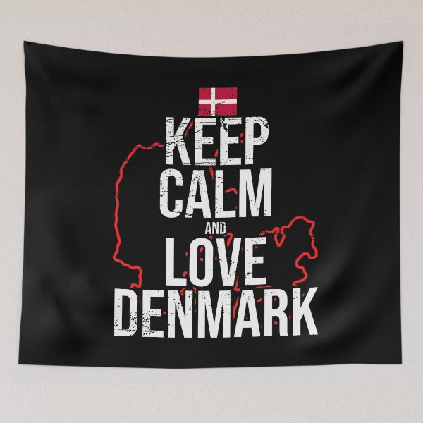 Item preview, Keep calm and love Denmark designed and sold by Mila1946.