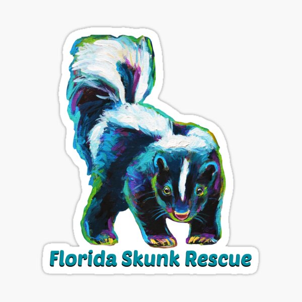 Aperçu de l'œuvre Floride Skunk Rescue Design par Robert Phelps créée et vendue par FLSkunkRescue.