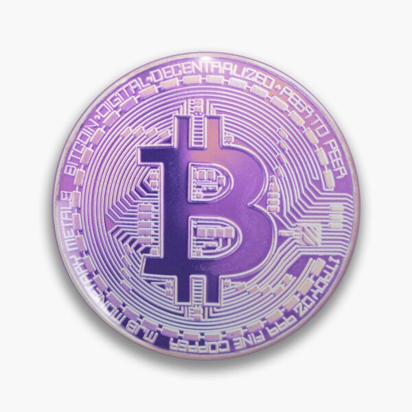 Item preview, Purple Bitcoin  designed and sold by Anonymousbtb.