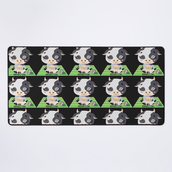 Item preview, Baby Calf  Cow Yoga Pose Mooves You for the farm animal lovers and yoga lovers you know designed and sold by tranquilbeach.