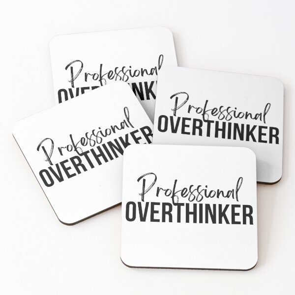 Item preview, Professional Overthinker | black designed and sold by LazyCho.