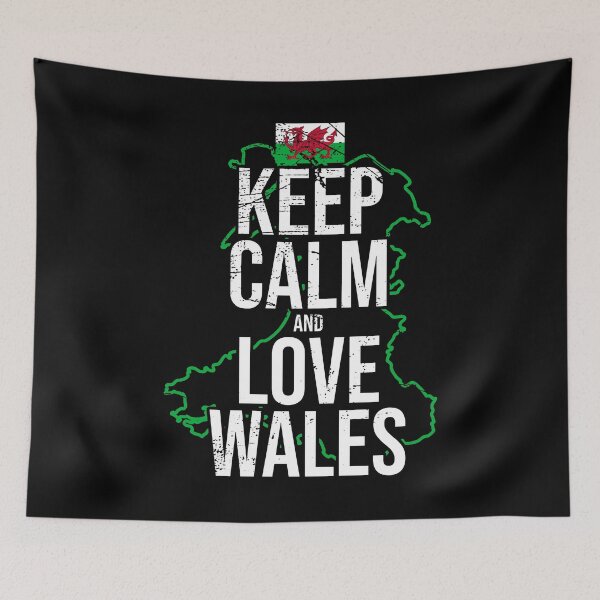 Item preview, Keep calm and love Wales designed and sold by Mila1946.